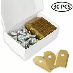 MONLY Lames En Acier Inoxydable De Tondeuse Robotique De Remplacement Pour Toutes Les Tondeuses Ă Gazon Robotis 30 Pices
