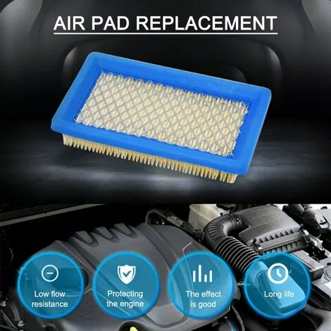 LIFCAUSAL Lot De 5 Filtres à Air 491588S De Rechange Pour Cartouche De Filtre à Air Plate OEM Briggs Stratton 491588 4915885, Filtre à Air Pour Tondeuse à Gazon 5 LIFCAUSAL Lot De 5 Filtres à Air 491588S De Rechange Pour Cartouche De Filtre à Air Plate OEM Briggs Stratton 491588 4915885, Filtre à Air Pour Tondeuse à Gazon – Image 3