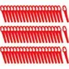 Lames En Plastique 100 Pcs Lames De Tondeuse Pour Jardin Pelouse Tondeuse Accessoires,Lames En Plastique De Rechange Pour Coupe-Bordures 56Vingt -Tondeuse Et Accessoires Boutique 64938930 1