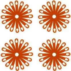 L'FLANEUR 120 Pièces Accessoires De Lames En Plastique De Remplacement Pour STIHL Polycut 2-2 FSA 45 Tondeuse à Gazon Coupe-herbe ANEUR