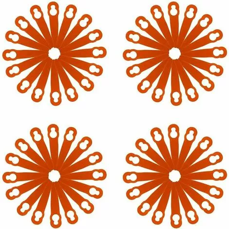L'FLANEUR 120 Pièces Accessoires De Lames En Plastique De Remplacement Pour STIHL Polycut 2-2 FSA 45 Tondeuse à Gazon Coupe-herbe ANEUR 3 L'FLANEUR 120 Pièces Accessoires De Lames En Plastique De Remplacement Pour STIHL Polycut 2-2 FSA 45 Tondeuse à Gazon Coupe-herbe ANEUR