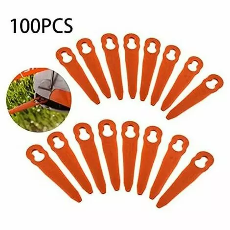 L'FLANEUR 100 Pièces Accessoires De Lames En Plastique De Remplacement Pour STIHL Polycut 2-2 FSA 45 Tondeuse à Gazon Coupe-herbe ANEUR 4 L'FLANEUR 100 Pièces Accessoires De Lames En Plastique De Remplacement Pour STIHL Polycut 2-2 FSA 45 Tondeuse à Gazon Coupe-herbe ANEUR – Image 2