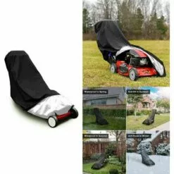 Couverture De Tondeuse à Gazon, Imperméable Toile D'ombrage À Toute épreuve Protection UV Toile De Protection Résistant Aux Déchirures 48x18,5x13,5 Pouces S'arêern -Tondeuse Et Accessoires Boutique 65365195 4