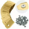 ZHUOXUAN 30 Lames De Rechange TITAN 0,75mm Pour Tondeuses-robots Husqvarna Automower Gardena - Jaune -Tondeuse Et Accessoires Boutique 65490563 1