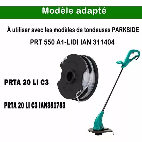 OSQI Lot De 6 Bobines De Rechange Pour Débroussailleuse Sans Fil Parkside PRTA 20-Li C3 IAN351753 6 OSQI Lot De 6 Bobines De Rechange Pour Débroussailleuse Sans Fil Parkside PRTA 20-Li C3 IAN351753 – Image 4