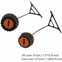 OSQI 2 Pièces Bouchon De Gaz Pour STIHL 028 038 020 021 023 024 025 026 034 036 048 Bouchon D'huile Pièces De Tronçonneuse Accessoires De Tondeuse à Gazon -Tondeuse Et Accessoires Boutique 65502132 5