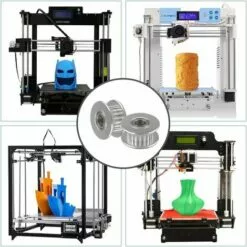 OSQI 10 Pcs Prime GT2 Poulie Idler 20 Dents 5mm Alésage, Alliage D'Aluminium GT2 Idler Avec Double Roulement à Billes, Pour Imprimante 3D 6mm Largeur Courroie De Distribution 9 OSQI 10 Pcs Prime GT2 Poulie Idler 20 Dents 5mm Alésage, Alliage D'Aluminium GT2 Idler Avec Double Roulement à Billes, Pour Imprimante 3D 6mm Largeur Courroie De Distribution -Tondeuse Et Accessoires Boutique 65502205 4