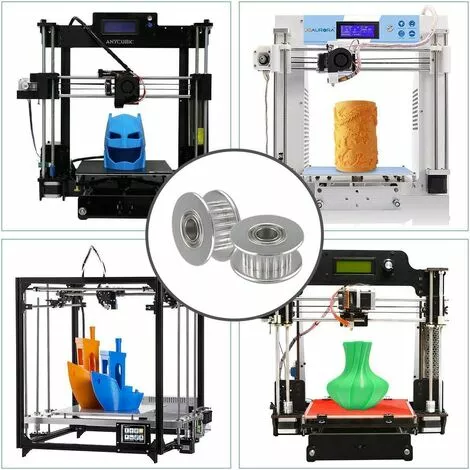 OSQI 10 Pcs Prime GT2 Poulie Idler 20 Dents 5mm Alésage, Alliage D'Aluminium GT2 Idler Avec Double Roulement à Billes, Pour Imprimante 3D 6mm Largeur Courroie De Distribution 6 OSQI 10 Pcs Prime GT2 Poulie Idler 20 Dents 5mm Alésage, Alliage D'Aluminium GT2 Idler Avec Double Roulement à Billes, Pour Imprimante 3D 6mm Largeur Courroie De Distribution – Image 4