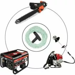 OSQI Lot De 2 Cordes De Démarrage De 10 M (diamètre : 3 Mm), Corde De Traction Avec 2 Poignées De Démarrage Pour Tondeuse à Gazon Husqvarna Stihl Poulan - Vert -Tondeuse Et Accessoires Boutique 65502507 4