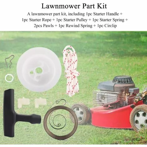 PERLE RARE Cancanle Recoil Starter Poulie Poignée Corde Ressort Cliquet Pour Steele FC55 FS38 FS45 FS55 HL45 KM55 MM55 4 PERLE RARE Cancanle Recoil Starter Poulie Poignée Corde Ressort Cliquet Pour Steele FC55 FS38 FS45 FS55 HL45 KM55 MM55 – Image 2