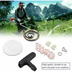 PERLE RARE Cancanle Recoil Starter Poulie Poignée Corde Ressort Cliquet Pour Steele FC55 FS38 FS45 FS55 HL45 KM55 MM55 10 PERLE RARE Cancanle Recoil Starter Poulie Poignée Corde Ressort Cliquet Pour Steele FC55 FS38 FS45 FS55 HL45 KM55 MM55 -Tondeuse Et Accessoires Boutique 65619743 4