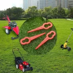 HELLO KITTY BAIN 50pcs Lames De Rechange Pour Tondeuse à Gazon Lames De Tondeuse à Gazon En Plastique Lames De Tondeuse à Gazon En Plastique -Tondeuse Et Accessoires Boutique 65627049 2