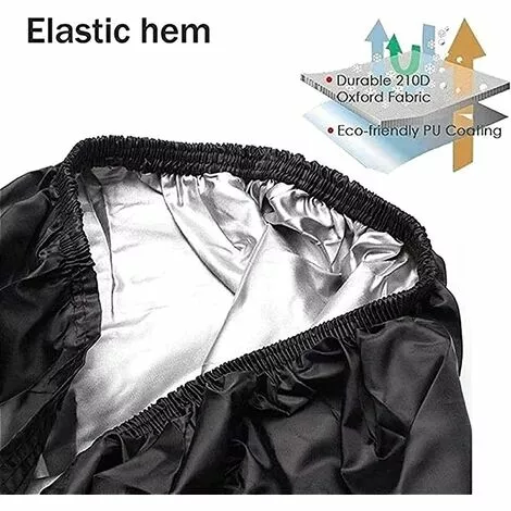 FUHUIDATRADING Housse De Protection étanche Pour Tondeuse à Gazon D'extérieur Housse De Protection Pour Tondeuse à Gazon Pour Tracteur De Jardin Autoporté (Size : L) 4 FUHUIDATRADING Housse De Protection étanche Pour Tondeuse à Gazon D'extérieur Housse De Protection Pour Tondeuse à Gazon Pour Tracteur De Jardin Autoporté (Size : L) – Image 3