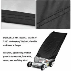 LUCKY-88 Housse De Tondeuse à Gazon Noir -Tondeuse Et Accessoires Boutique 65801942 4