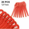 FVBJD Tondeuse à Gazon En Plastique De Couleur Tondeuse à Gazon De Jardin Coupe-herbe Lame De Coupe En Plastique Clé En Forme De Gourde Couteau De Tondeuse à Gazon（Rouge/20pcs）