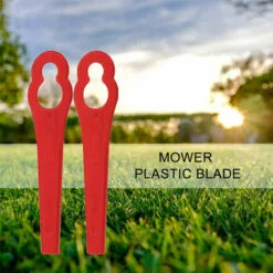 FVBJD Tondeuse à Gazon En Plastique De Couleur Tondeuse à Gazon De Jardin Coupe-herbe Lame De Coupe En Plastique Clé En Forme De Gourde Couteau De Tondeuse à Gazon（Rouge/20pcs） -Tondeuse Et Accessoires Boutique 65855537 5