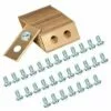 KAEJYIUT Lot De 30 Lames De Rechange En Titane Pour Tondeuse Robot Worx Landroid Lames En Titane Et Vis Améliorées Pour Tondeuse Robot Worx Landroid -Tondeuse Et Accessoires Boutique 65875319 1