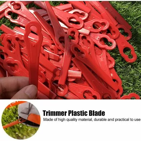 BDD Lame De Tondeuse à Gazon En Plastique Cour Pelouse Tondeuse De Jardin Tondeuse Lame Gourde L83 100 Lame De Rechange Pack Rouge 7 BDD Lame De Tondeuse à Gazon En Plastique Cour Pelouse Tondeuse De Jardin Tondeuse Lame Gourde L83 100 Lame De Rechange Pack Rouge – Image 5