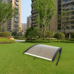 OOBEST Garage Pour Robots Tondeuses, Protection Anti-UV, Résistant Aux Intempéries, 100*78*50cm, Polycarbonate, Marron -Tondeuse Et Accessoires Boutique 66368973 2