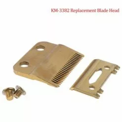 FUIENKO Jeu De Lames De Rechange Pour Kemei KM-1986 KM-1987, Accessoires De Tondeuse En Acier à Haute Teneur En Carton Doré