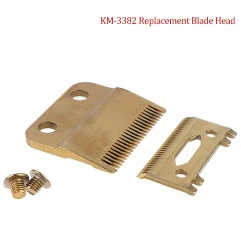 FUIENKO Jeu De Lames De Rechange Pour Kemei KM-1986 KM-1987, Accessoires De Tondeuse En Acier à Haute Teneur En Carton Doré 3 FUIENKO Jeu De Lames De Rechange Pour Kemei KM-1986 KM-1987, Accessoires De Tondeuse En Acier à Haute Teneur En Carton Doré