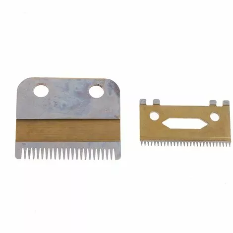 FUIENKO Jeu De Lames De Rechange Pour Kemei KM-1986 KM-1987, Accessoires De Tondeuse En Acier à Haute Teneur En Carton Doré 4 FUIENKO Jeu De Lames De Rechange Pour Kemei KM-1986 KM-1987, Accessoires De Tondeuse En Acier à Haute Teneur En Carton Doré – Image 2