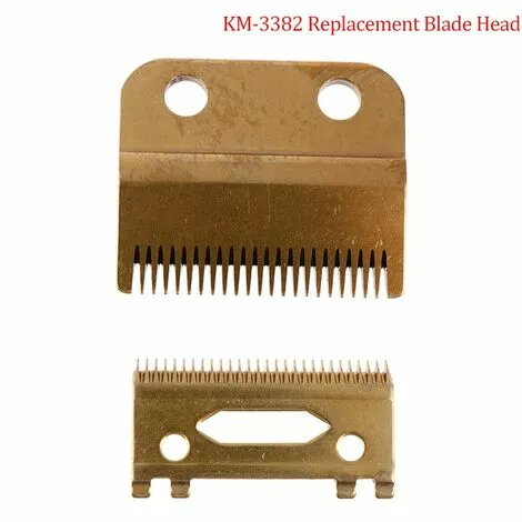 FUIENKO Jeu De Lames De Rechange Pour Kemei KM-1986 KM-1987, Accessoires De Tondeuse En Acier à Haute Teneur En Carton Doré 7 FUIENKO Jeu De Lames De Rechange Pour Kemei KM-1986 KM-1987, Accessoires De Tondeuse En Acier à Haute Teneur En Carton Doré – Image 5