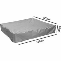 PESCE Housse De Bac à Sable, Housse De Protection Carrée Pour Le Sable Et Les Jouets à L'abri De La Poussière Et De La Pluie, Auvent De Bac à Sable Avec Cordon De Serrage, Couverture De Piscine Pour Bac à Sable -Tondeuse Et Accessoires Boutique 66652199 5