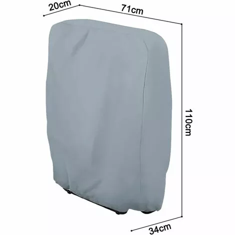 PESCE Couverture De Chaise Pliante Extérieure Zéro Gravité Imperméable à L'eau Anti-poussière Pelouse Meubles De Patio Couvre Tous Les Temps Résistants 7 PESCE Couverture De Chaise Pliante Extérieure Zéro Gravité Imperméable à L'eau Anti-poussière Pelouse Meubles De Patio Couvre Tous Les Temps Résistants – Image 5