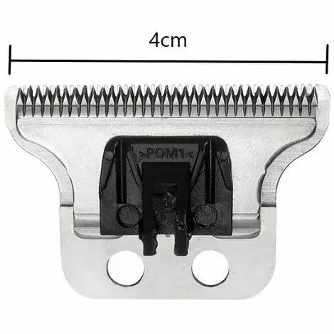 FUIENKO Kemei – Lame De Tondeuse à Cheveux Originale, Lame En T De 4cm, En Acier Inoxydable, Lame 0mm, Tête De Coupe Pour Barbe, KM-1949 KM-1948 KM-5021etc 4 FUIENKO Kemei – Lame De Tondeuse à Cheveux Originale, Lame En T De 4cm, En Acier Inoxydable, Lame 0mm, Tête De Coupe Pour Barbe, KM-1949 KM-1948 KM-5021etc – Image 2
