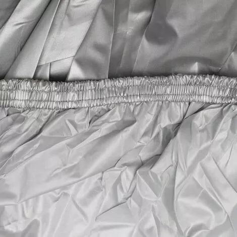 HKLFFJA Housse De Moto Argentée Universelle 210D Oxford Cloth Heavy Duty Quad Bike Cover All Weather Outdoor Motorcycle Scooter Covers ATV Cover 71"L×47"W×43"H 4 HKLFFJA Housse De Moto Argentée Universelle 210D Oxford Cloth Heavy Duty Quad Bike Cover All Weather Outdoor Motorcycle Scooter Covers ATV Cover 71"L×47"W×43"H – Image 2