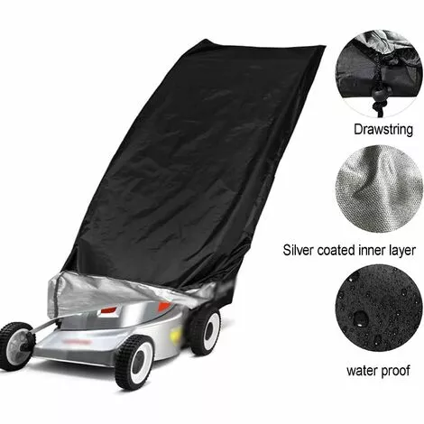 HKLFFJA Housse De Protection Pour Tondeuse À Gazon, Universelle Grande Taille Tondeuse Autoportée Tracteur Étanche Bache, Poussière, Aux Intempéries, Pour Extérieur Jardin Pelouse, 188 * 63,5 * 99Cm - 5 HKLFFJA Housse De Protection Pour Tondeuse À Gazon, Universelle Grande Taille Tondeuse Autoportée Tracteur Étanche Bache, Poussière, Aux Intempéries, Pour Extérieur Jardin Pelouse, 188 * 63,5 * 99Cm - – Image 3