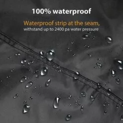 HKLFFJA Housse De Voiture De Moto Noire 210D Oxford Cloth Heavy Duty Quad Bike Cover All Weather Outdoor Motorcycle Scooter Covers ATV Cover - -Tondeuse Et Accessoires Boutique 67177155 4