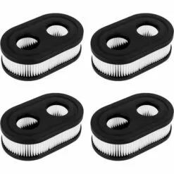 OCXIN 4 Pièces Filtre à Air Pour Tondeuse à Gazon Moteur Tondeuse à Gazon Remplacement Moteur Filtre à Air Tondeuse à Gazon Filtre Tondeuse à Gazon Filtre à Air Briggs Stratton Remplacer Pour Briggs & Stratton 593260 798452 4247 5432 5432K
