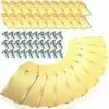 GESCHENKE 30 X Lames De Rechange En Titane Pour Tous Les Tondeuses De Jardin Automower Husqvarna/Gardena/Yard Force/Automower, Robuste (3.1 G / 0.75 Mm) Avec Vis