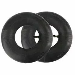 ENLENK Pneu De Chambre à Air 2 PièCes SéRies 4.10/3.50-4 Pouces Pour Diable, Chariot, Chariot Manuel, Chariot De Jardin, Tondeuse à Gazon, Tube De Remplacement 4.10-4