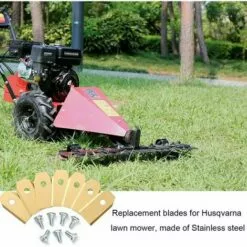 Cisea 30x Lames De Couteau En Titane, Couteau De Tondeuse Robot (3g - 0,75mm) + 30 Vis Pour Toutes Les Tondeuses Robots Husqvarna? Gardena? / Automower?, Accessoires Pour Tondeuses Robots, Lames De Rechange Pour Tondeuses à Gazon -Tondeuse Et Accessoires Boutique 68078223 4
