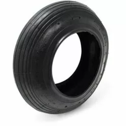 WILTEC Pneu Pour Tondeuses Autoportées 350x100 3.50-8 Sans Chambre à Air Pour Brouette Chariot Diable